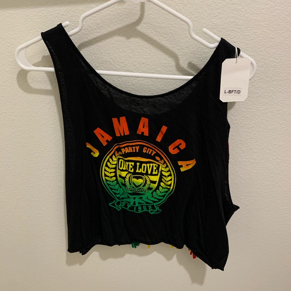 Rasta Crop Top